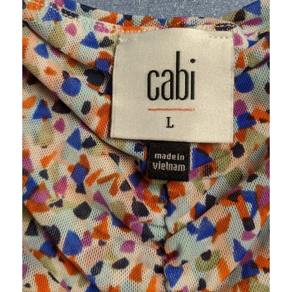 Women's Cabi # 6314 Bustier Multicolored Tank Top Size Large EXCELLENT!!! - Picture 7 of 8